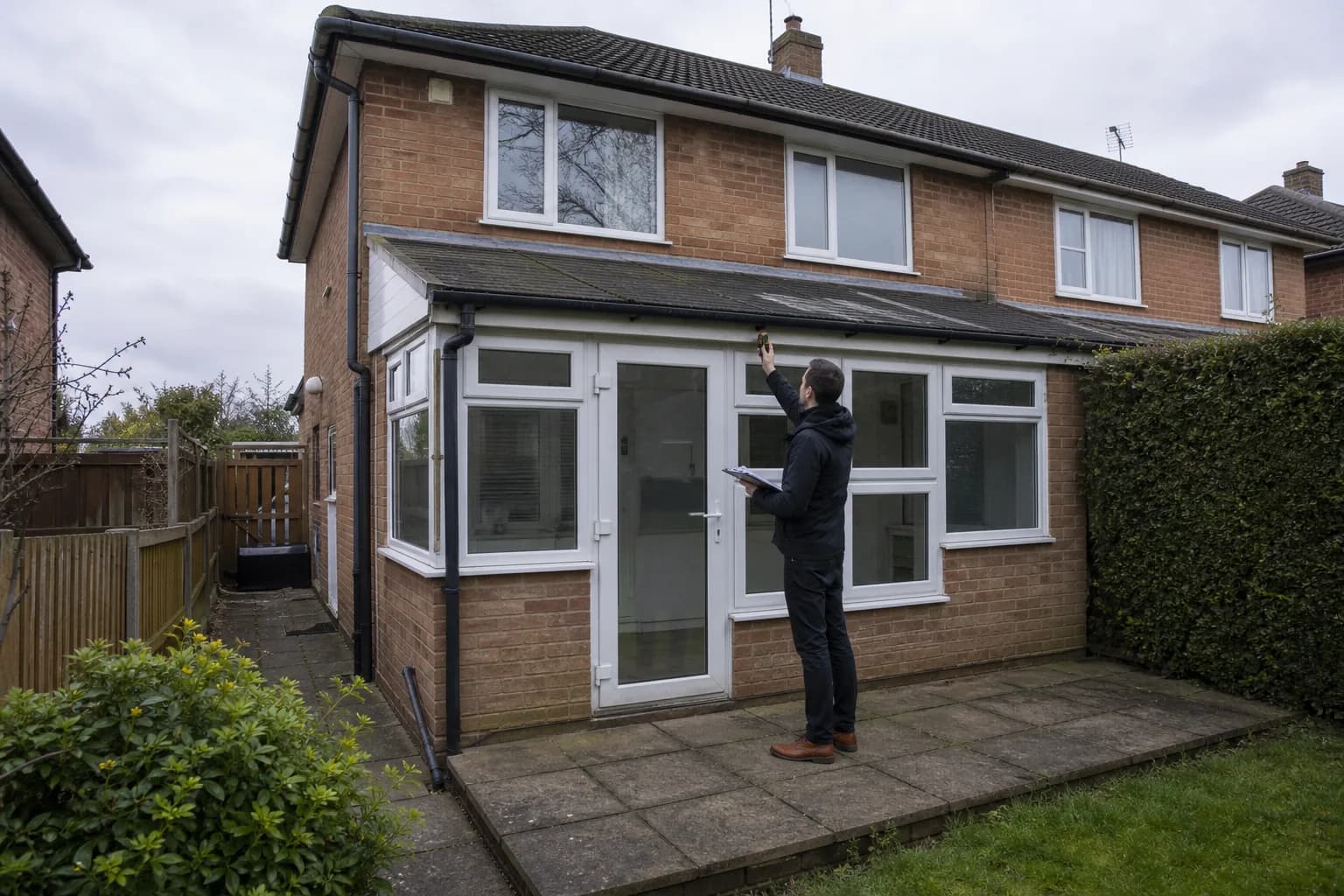 Existing Dorset home surveyed before deciding whether and how to extend
