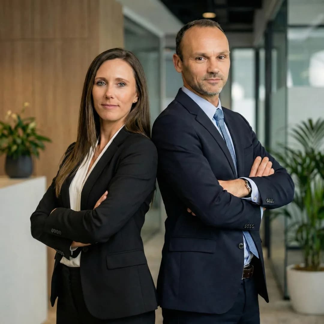 Donna Reid and Jerome de Bazin de Bezons of Mendit
