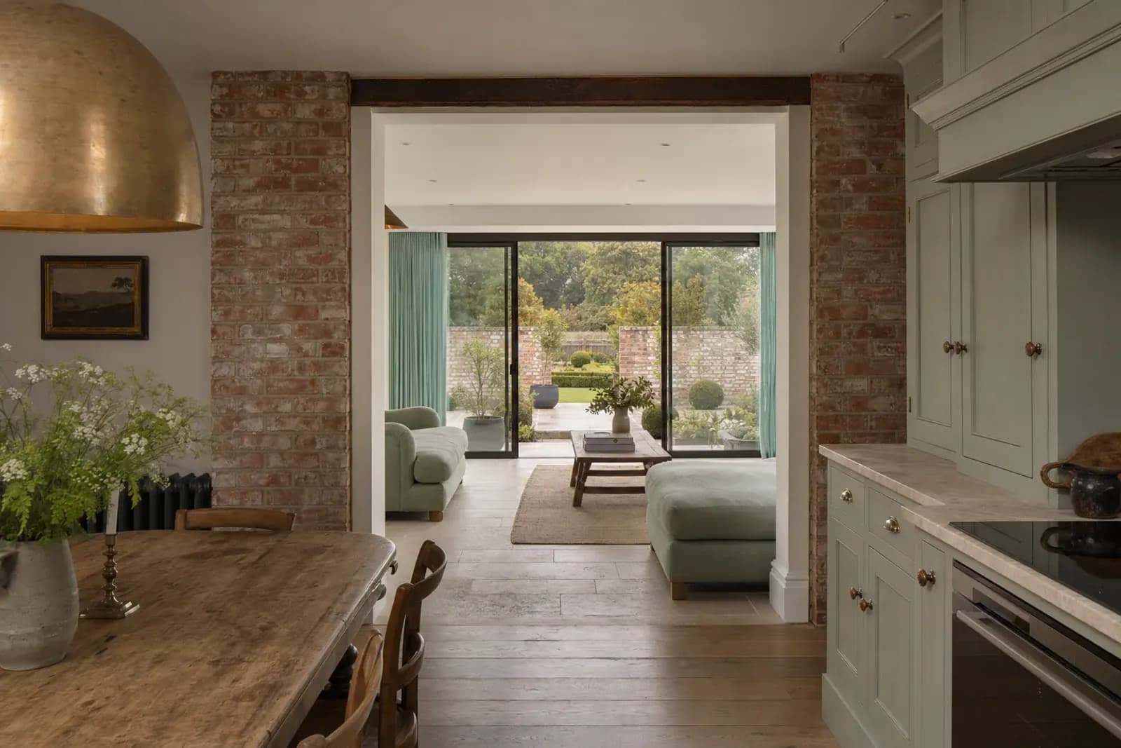 Characterful upper-floor interior shaped around roof geometry and natural light